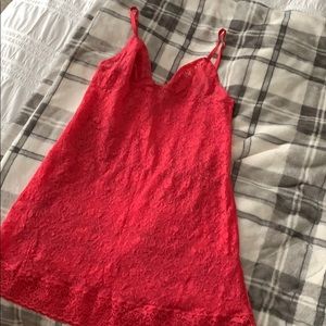🩷VICTORIA’S SECRET Lace Slip Dress 💗 Hot Pink!